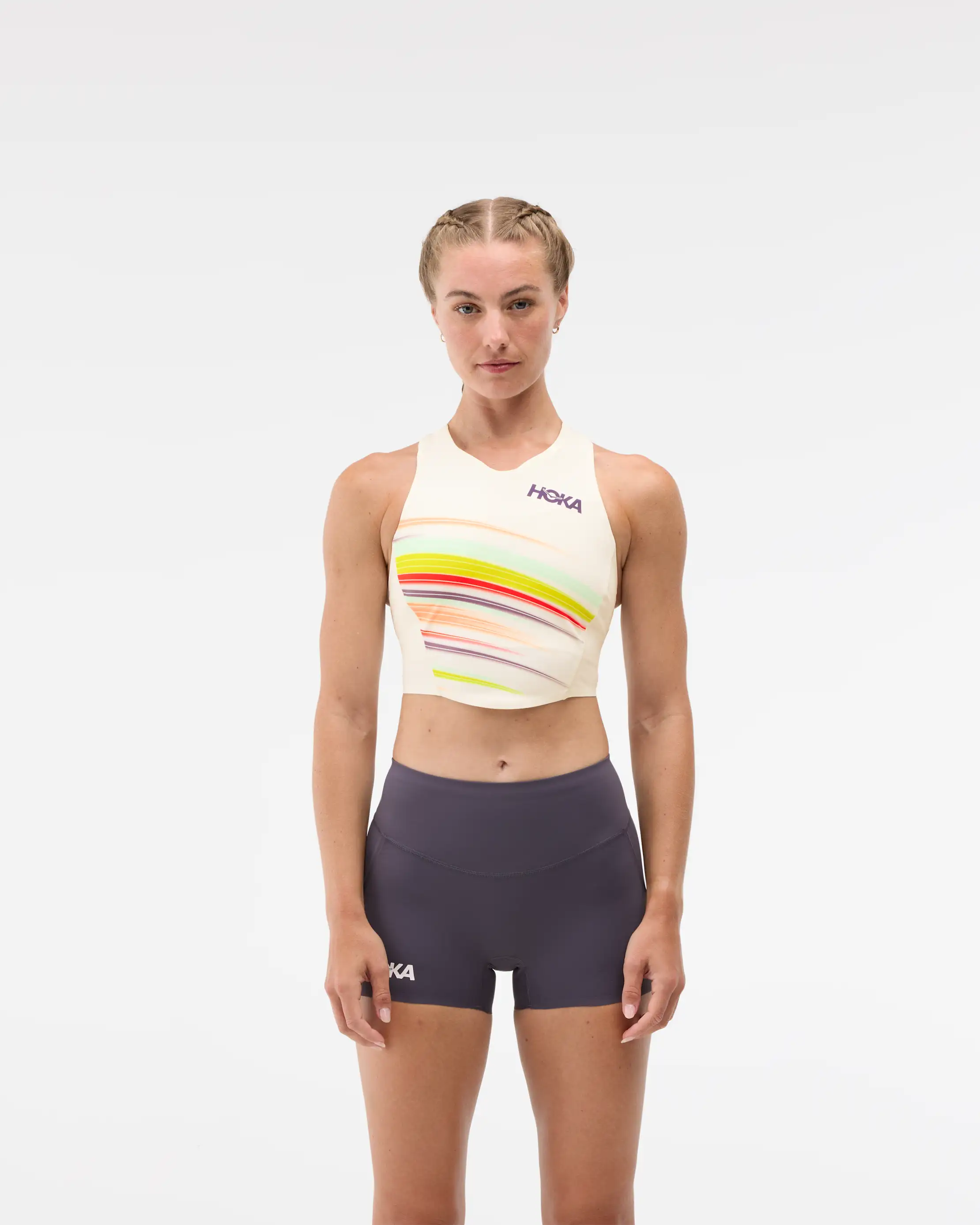 HOKA ONE ONE® Race Day Crop Bra for Women | HOKA ONE ONE®