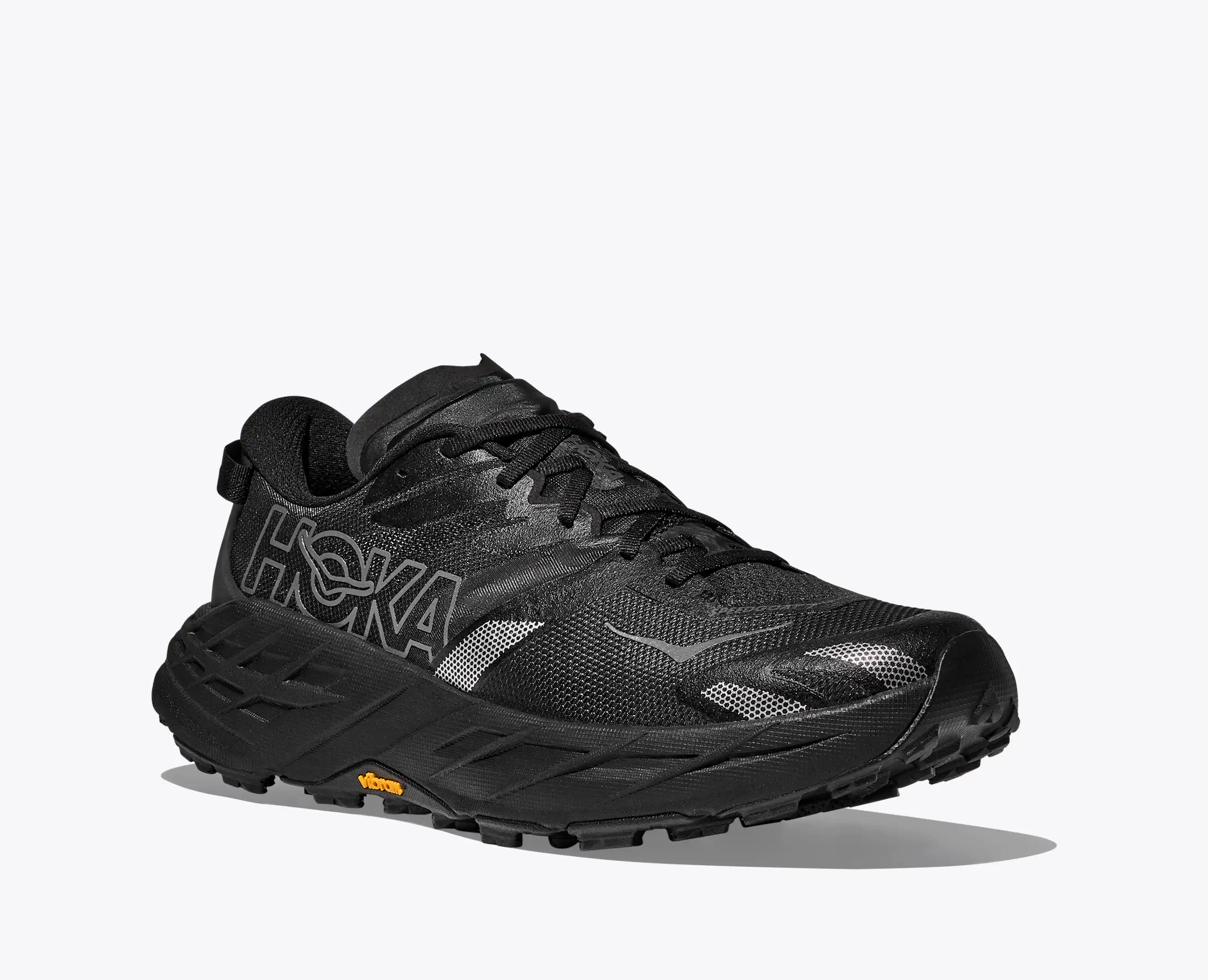 Hoka One One Black Athletic Running Shoes with Breathable Mesh Hoka Clifton Running Shoes main image 4