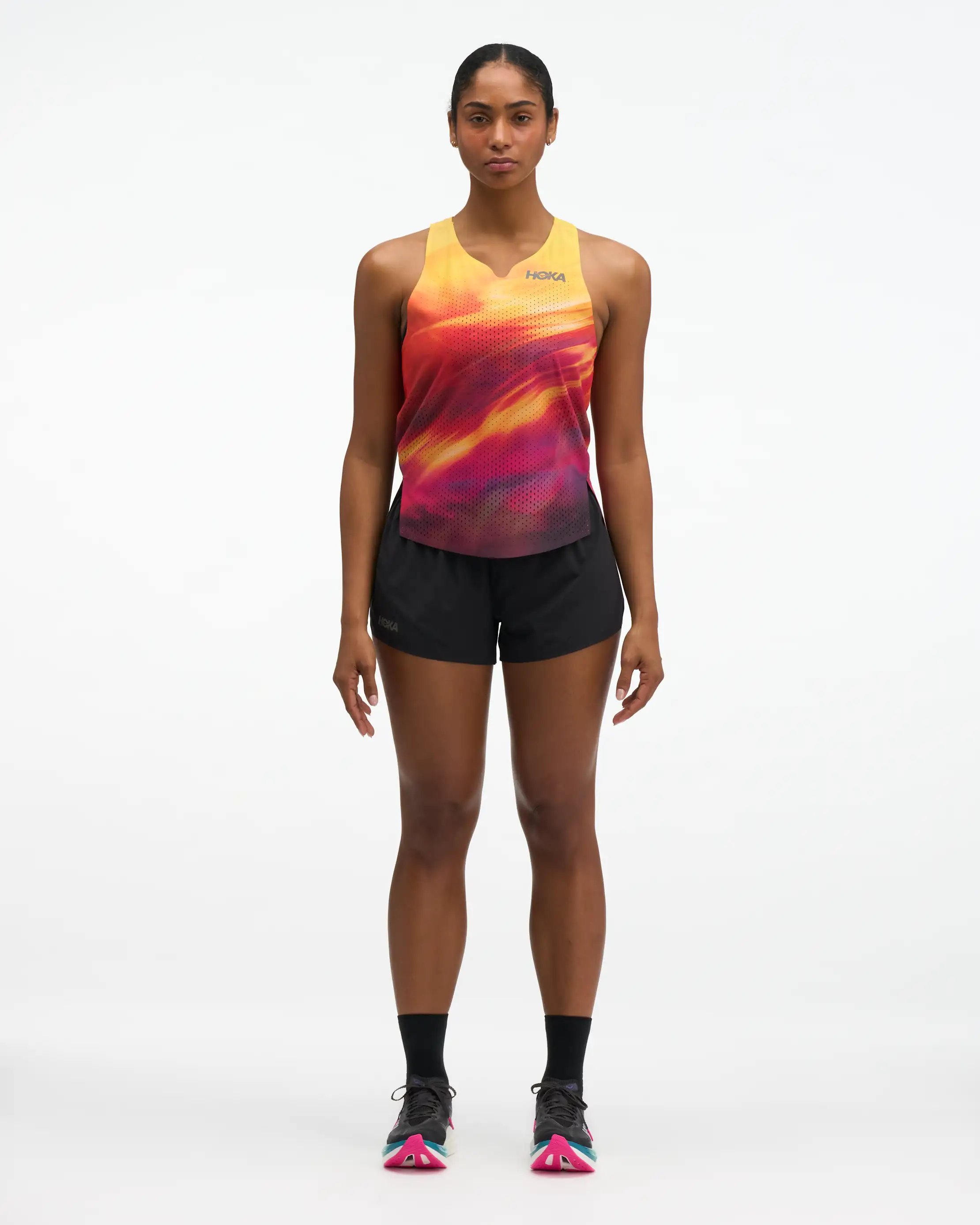HOKA ONE ONE® (ホカ オネオネ™) SINGLET HOKA ONE ONE® Race Day Singlet for Women | HOKA ONE ONE®