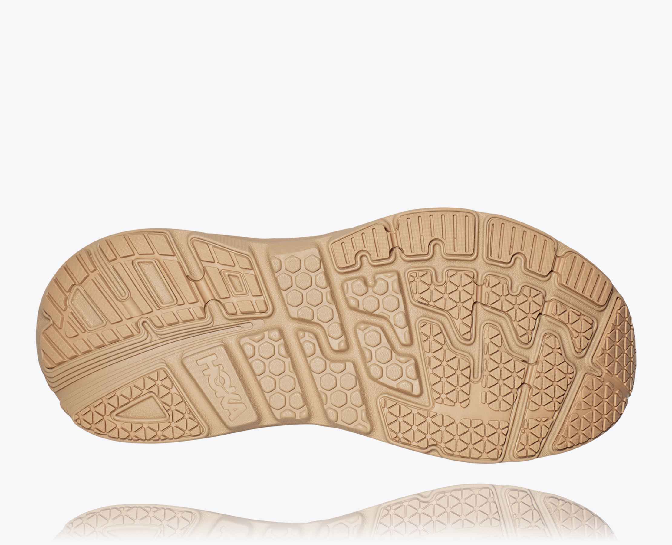 HOKAONEONE BONDI L スニーカー　厚底　ベージュ　24cm HOKA ONE ONE ホカオネオネ ボンダイ エル スニーカー メンズ