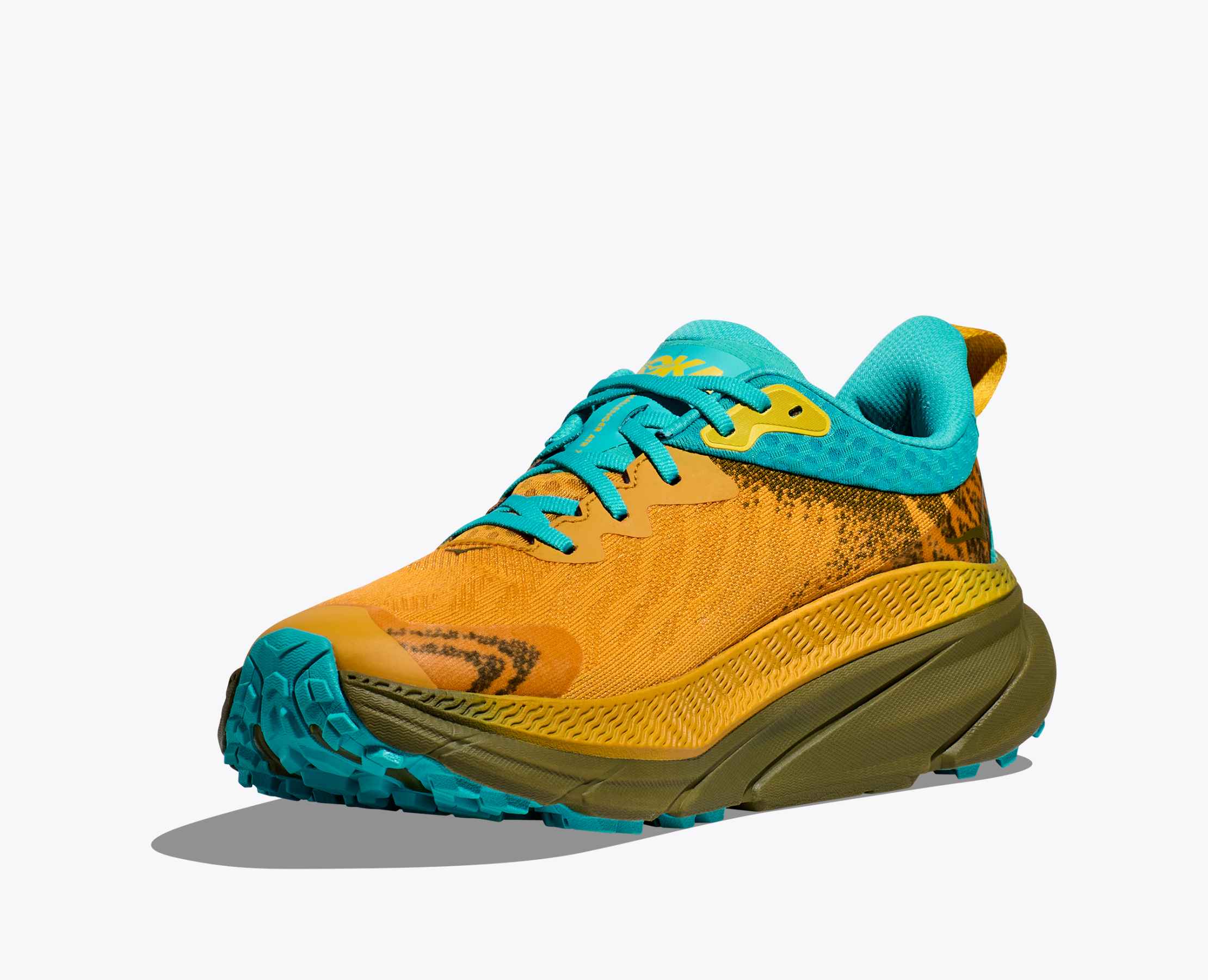 ◆HOKA◆ Men's Challenger ATR 7 Gore-Tex Blue Green 1134501O Hoka Challenger ATR 7 GORE-TEX Trail Running Shoes Men's