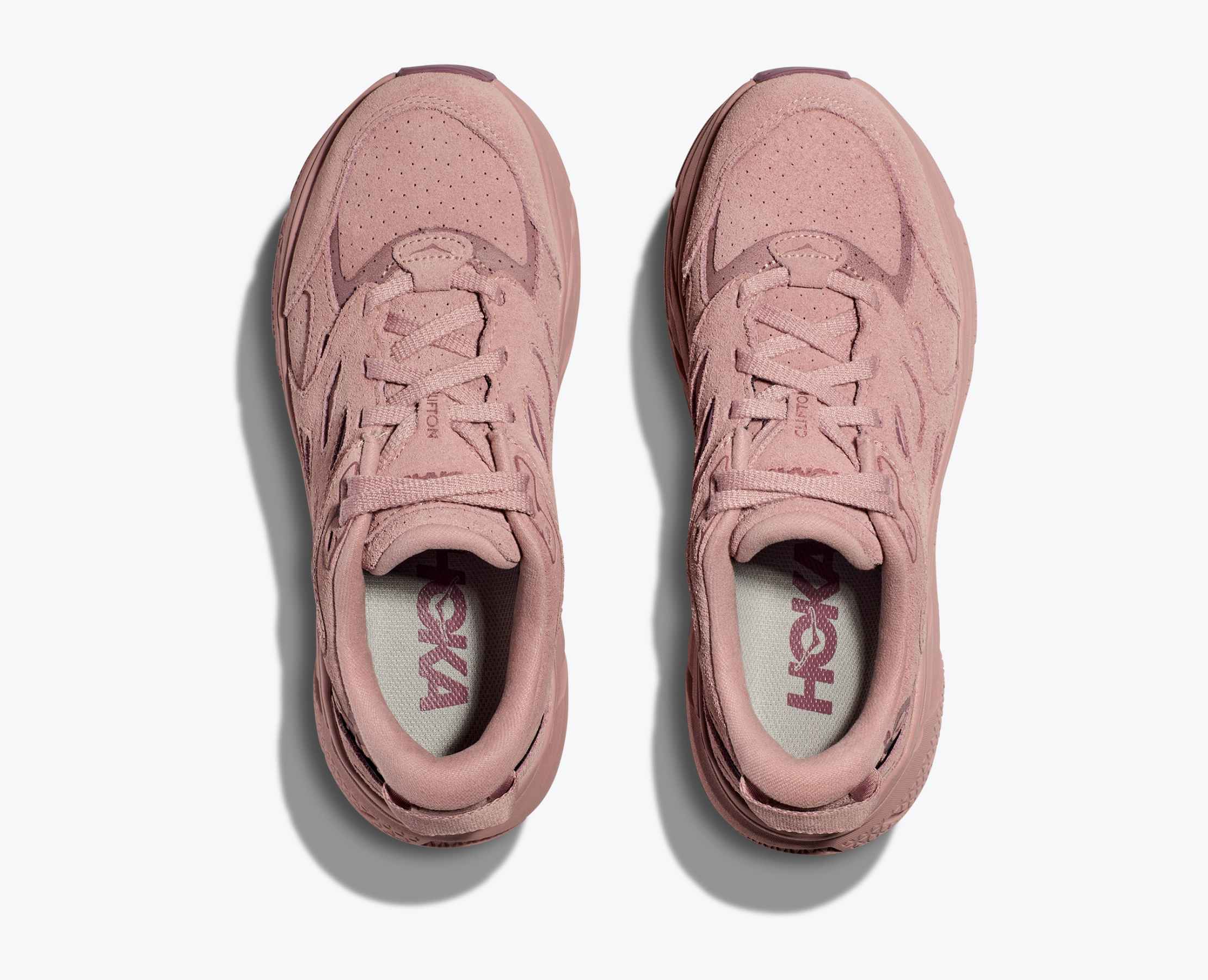 HOKA ONE ONE Clifton L Suede 'Limestone' 1122571-LLTN