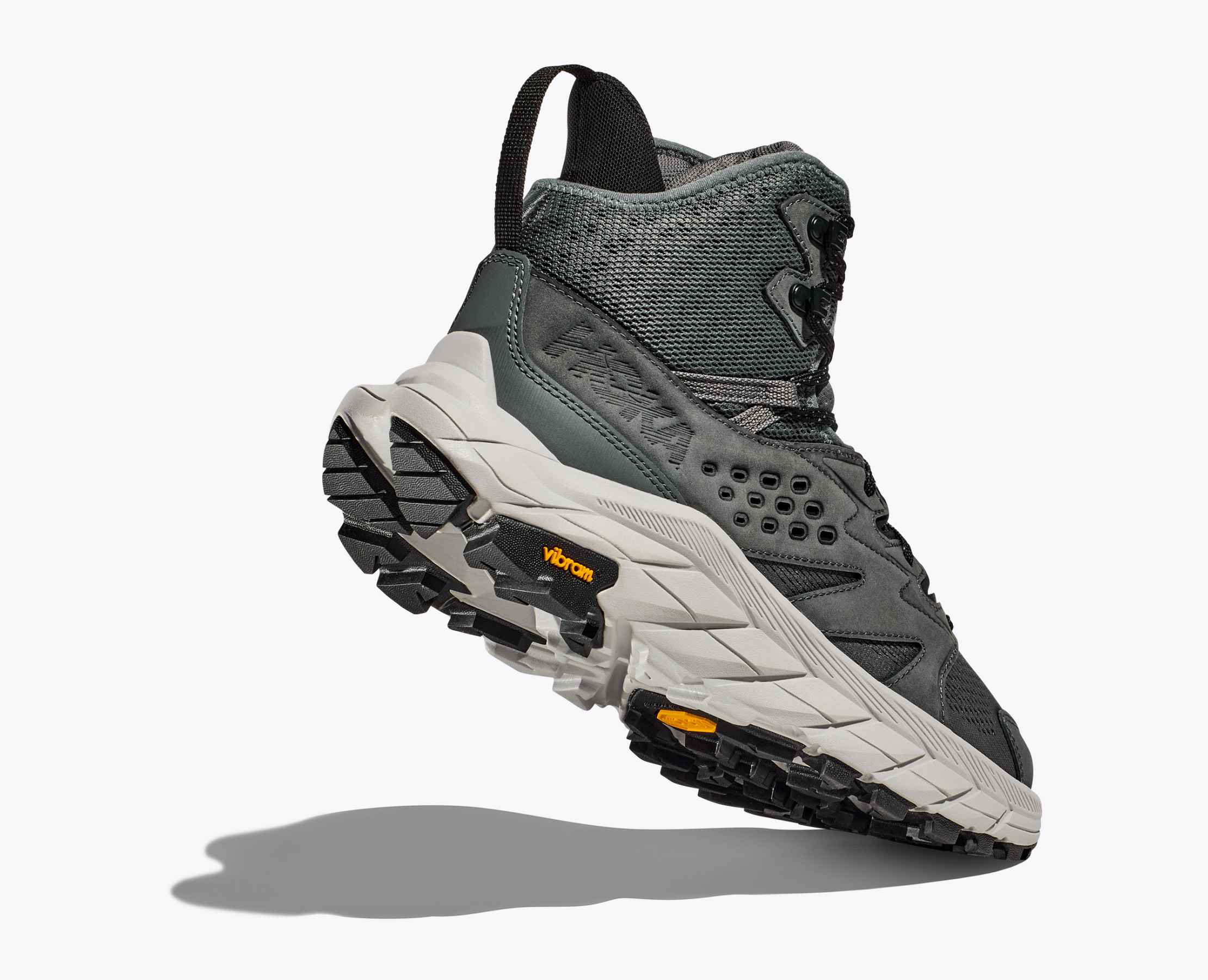 ☆HOKA☆ Men's Anacapa Breeze Mid Dark Grey 1134505CHMS 1134 Anacapa Breeze Mid Breathable Running Shoe | HOKA®