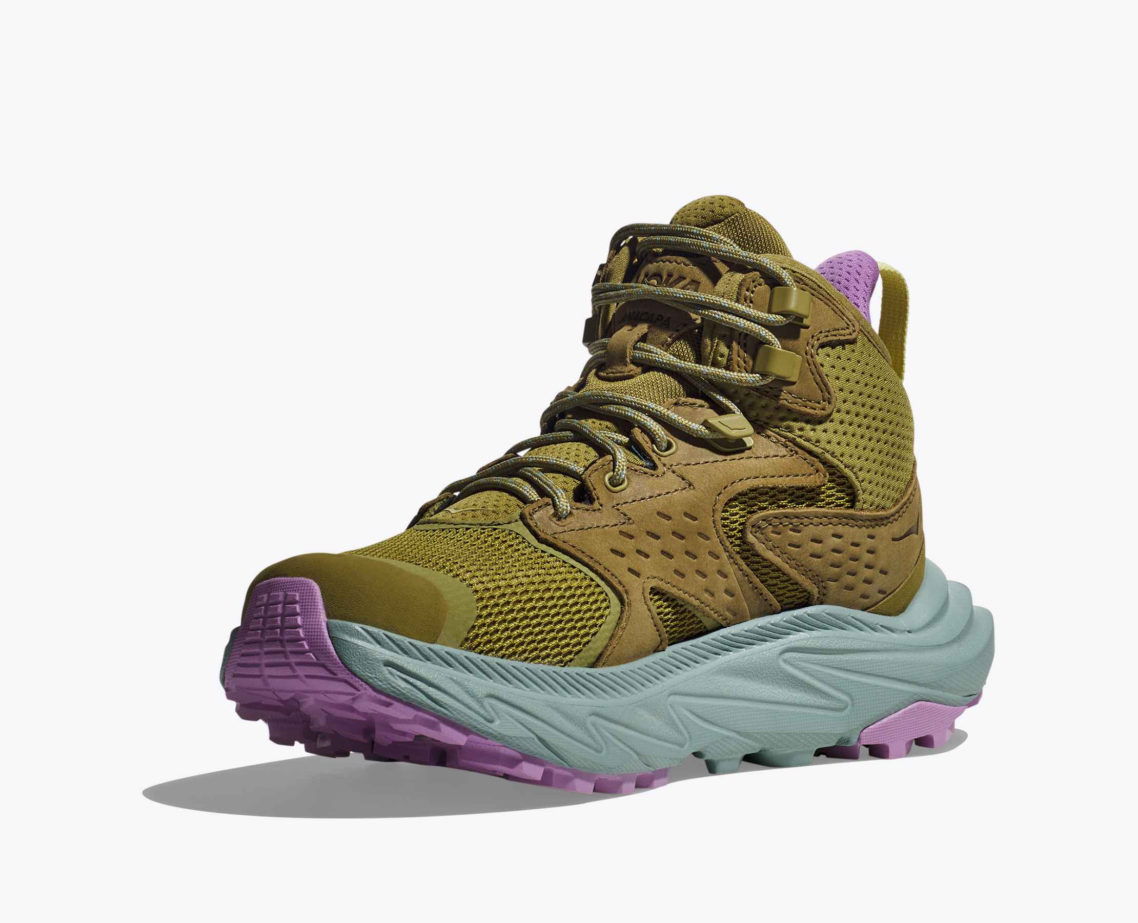ショートブーツ・ブーティ HOKA ONE ONE Women's Anacapa Mid GTX Hiking Boots Dune Hoka Anacapa Mid GTX Outdoor Hiking Boots Women's | Shoe City