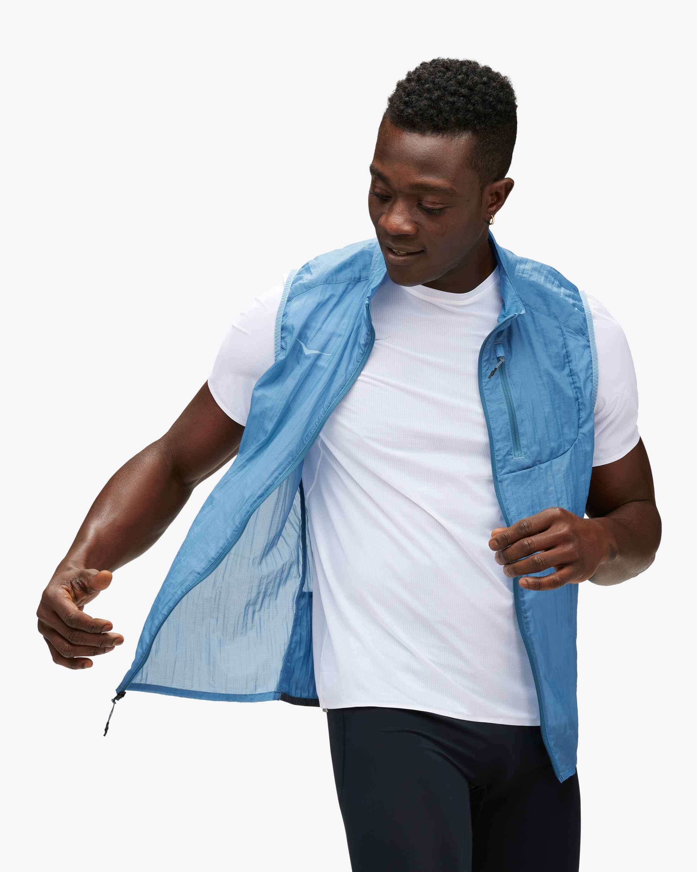 ホカ HOKA スカイフローベスト SKYFLOW VEST ブラック M HOKA®公式サイト【スカイフィル ラン ベスト|SKYFILL RUN VEST