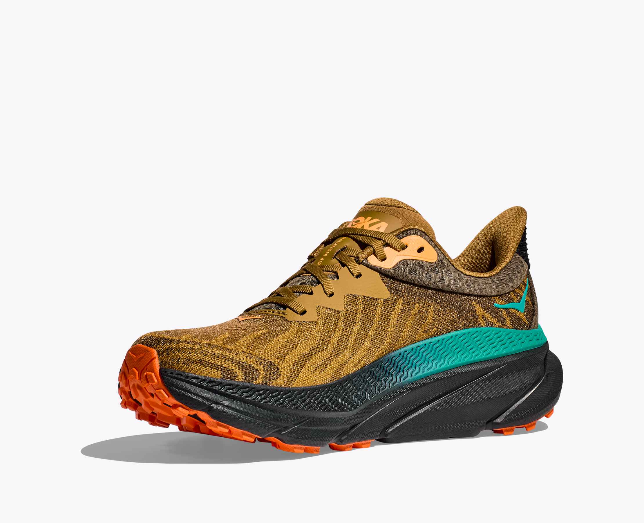☆HOKA☆ Men's Challenger ATR 7 Deep Blue Neon Yellow 113449 Challenger 7 Versatile Running Shoe | HOKA®