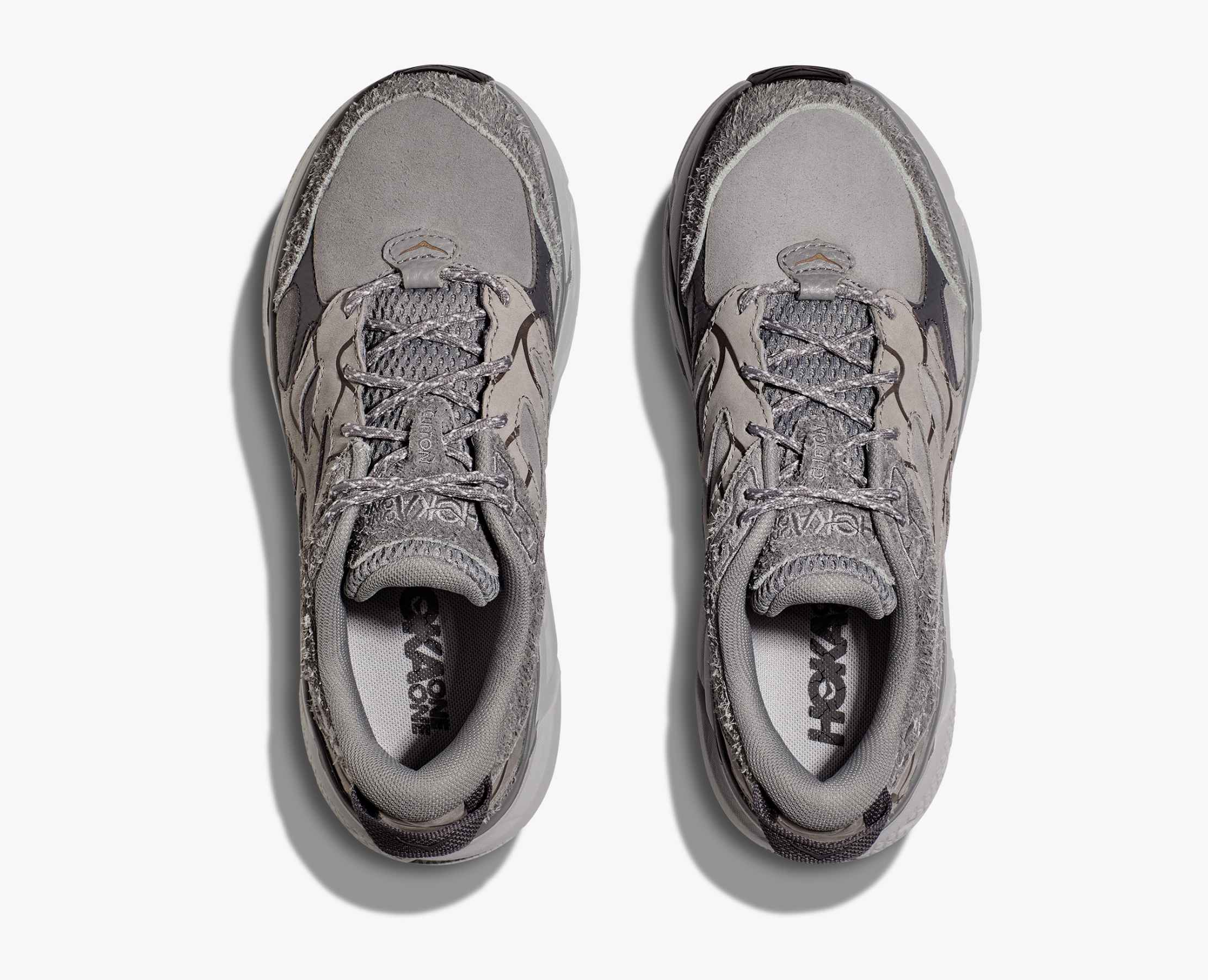 HOKA ONE ONE U CLIFTON L SUEDE 28.5 グレー Hoka One One All Gender Clifton L Suede in Grey Mist/Misty