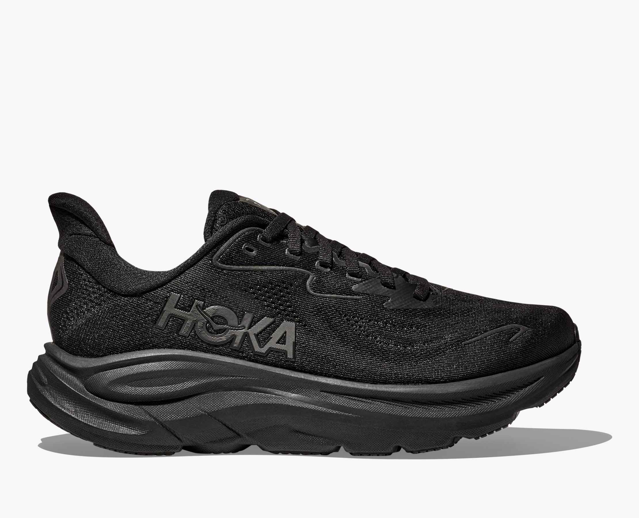 HOKA CLIFTON 10 ブラック ワイド 23.5 HOKA Women's Clifton 10 X-Wide Black/Black Running Shoes
