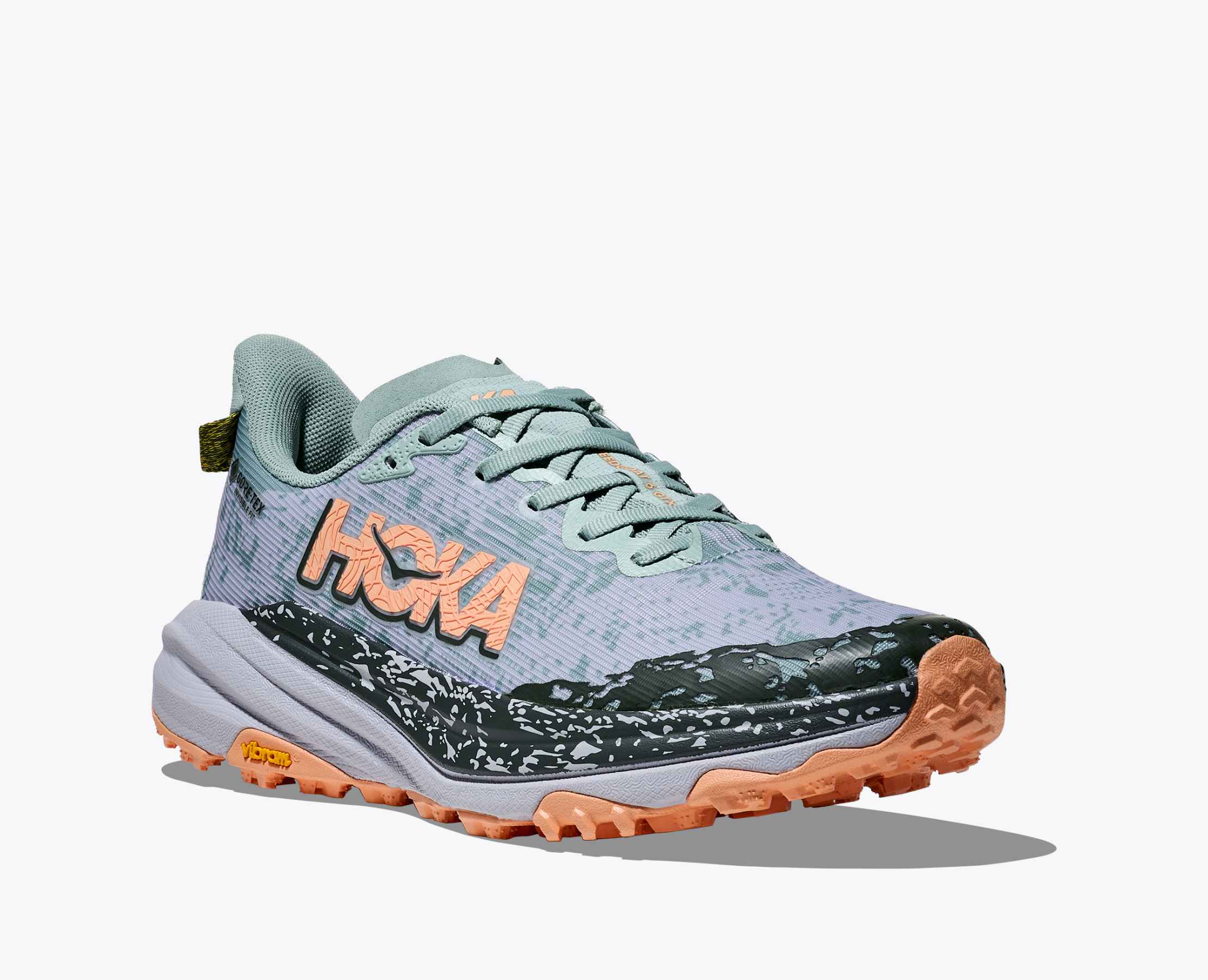 ☆HOKA☆ Women's Speedgoat 6 Wide Sherbet Beat Root 1147832S WOMEN'S SPEEDGOAT 6 - B - SHERBET/BEET ROOT | Performance