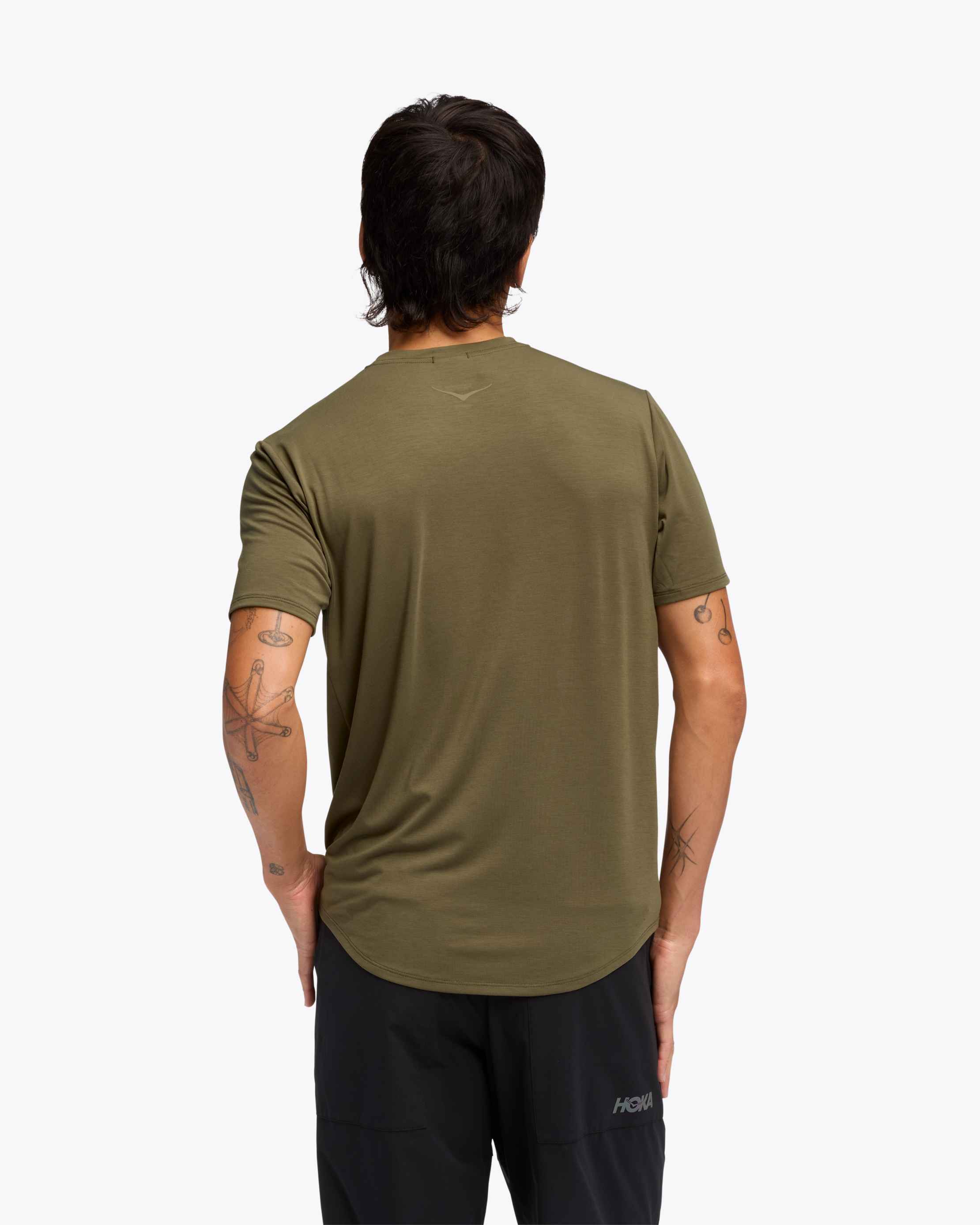 【THE MOZZ】Hoka Shirt One Piece Hoka One One Performance Utility Running T-Shirt Blue