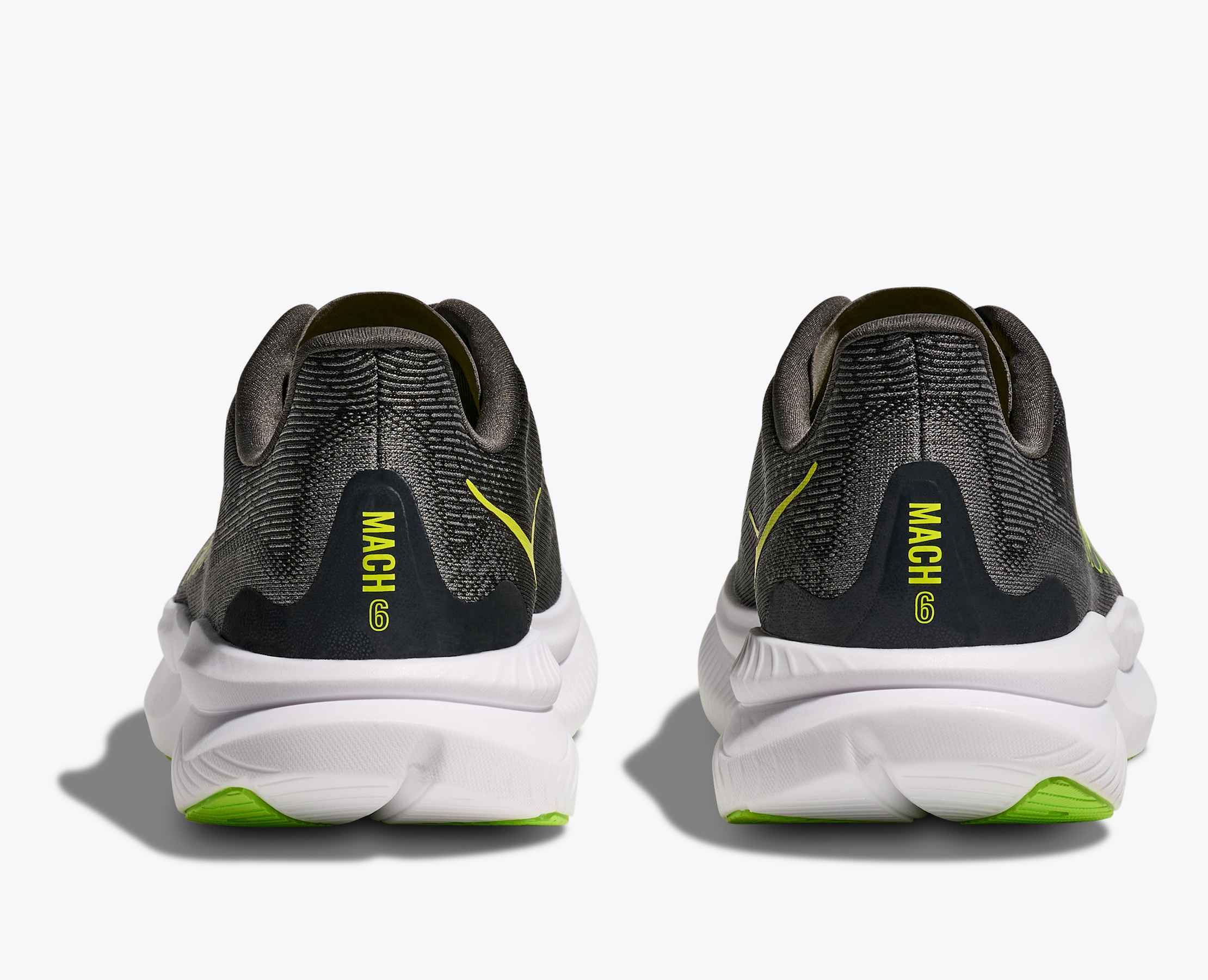 その他 HOKA MACH6 Men's Mach 6 Running Shoe - Black/Electric Tangerine