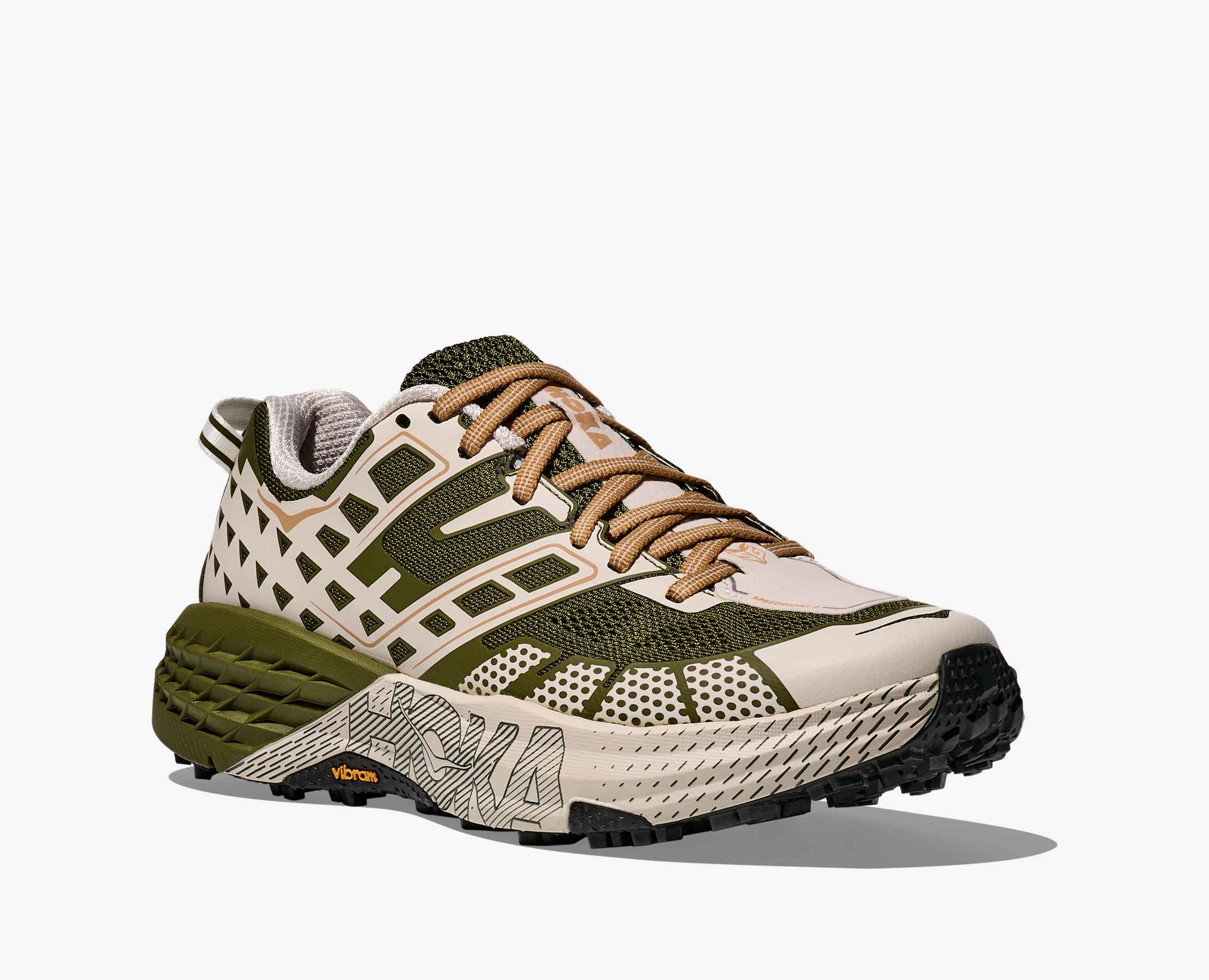 0250~two tone SPEEDGOAT sneakers with logoed sole main image 0