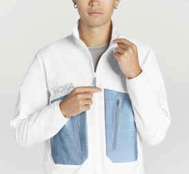 HOKA MISSION FULL-ZIP ライトブルー HOKA MISSION FULL-ZIP ライトブルー