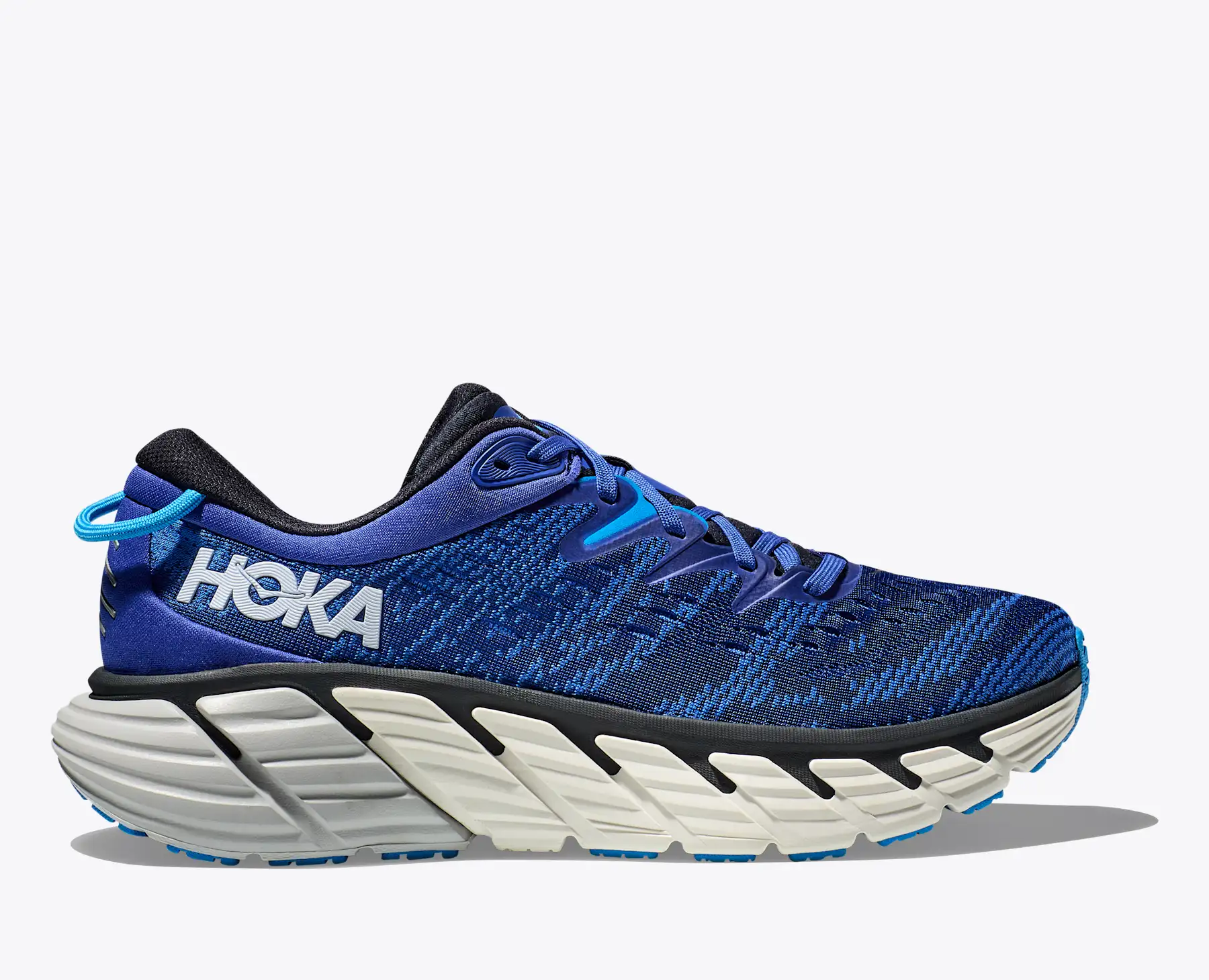 Hoka One One Gaviota 4 Running Shoes Mens 12.5 EE Blue /White HOKA Men main image 3