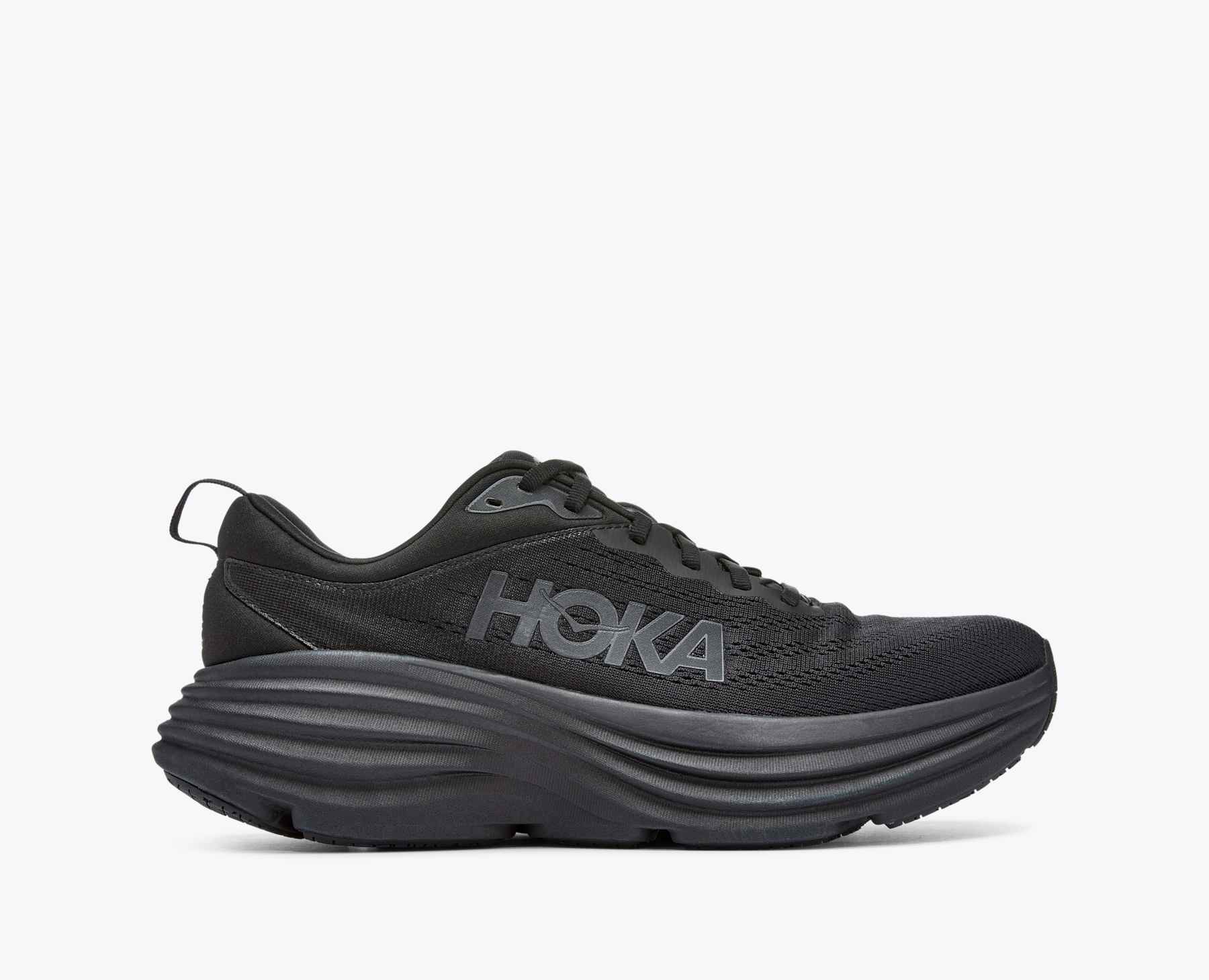 HOKA BONDI 8 WIDEブラック 28.5 Hoka running shoes Bondi 8 black color at PRM US