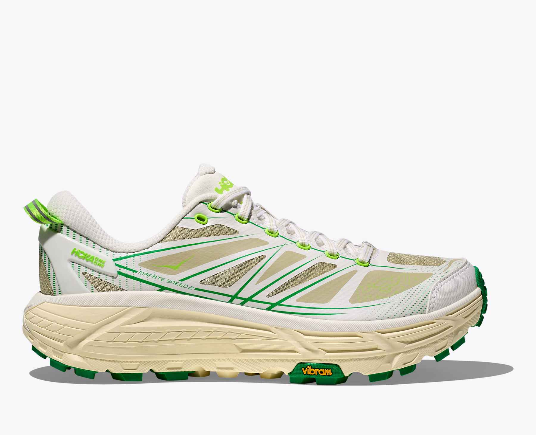 【HOKA】 Mafate Speed 2 White Lunar Rock 225~295 Hoka Mafate Speed 2 White / Lunar Rock - Aug 2024