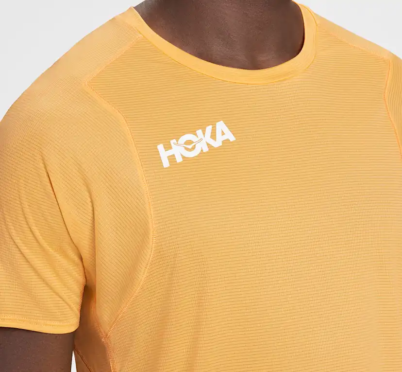 Мужские топы Hoka Glide Short Sleeve — фото 2