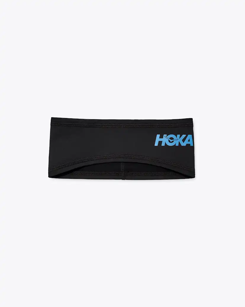 Мужские аксессуары для волос Hoka ColdSnap Fleece Headband, цвет: Чёрный