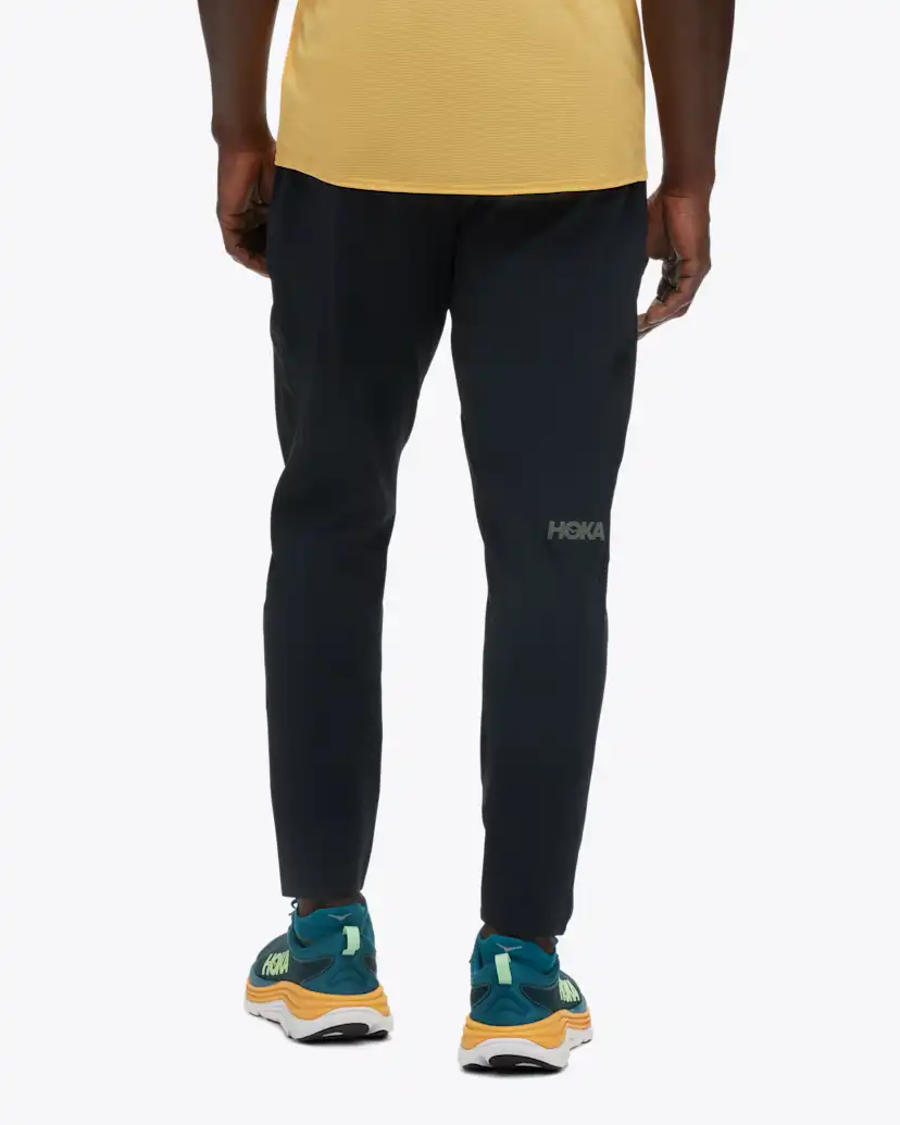 Мужские брюки Hoka Novafly Run Pant, цвет: Чёрный — фото 2