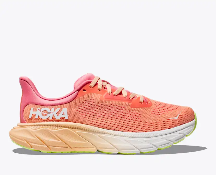 HOKA ARAHI7 水色/黄色/赤　27cm HOKA ARAHI7 水色/黄色/赤 27cm Hoka Women's Arahi 7 Tangerine/Black