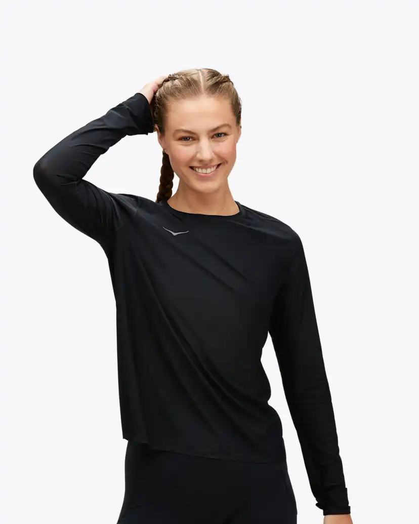 Женские топы Hoka Airolite Run Long Sleeve
