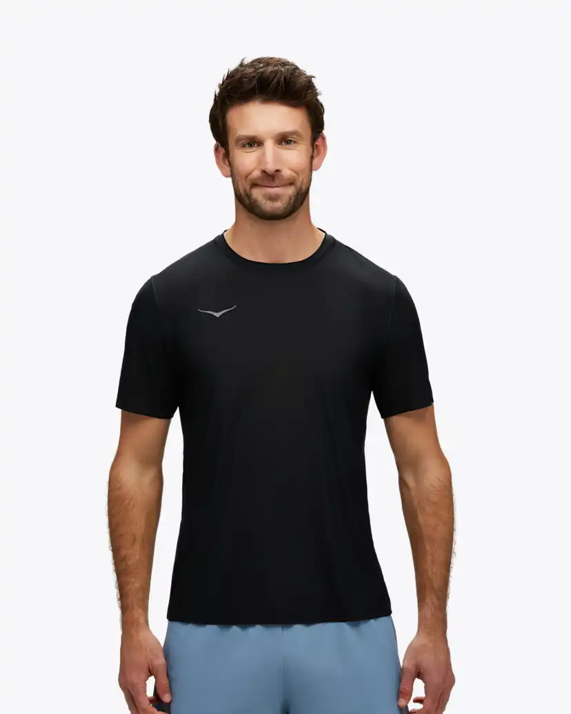 Мужские топы Hoka Airolite Run Short Sleeve
