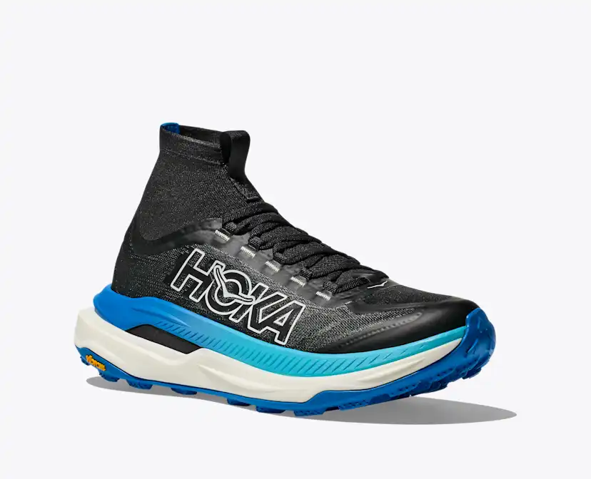 Женские кроссовки HOKA Tecton X 3, цвет: Чёрный / Синий — фото 6