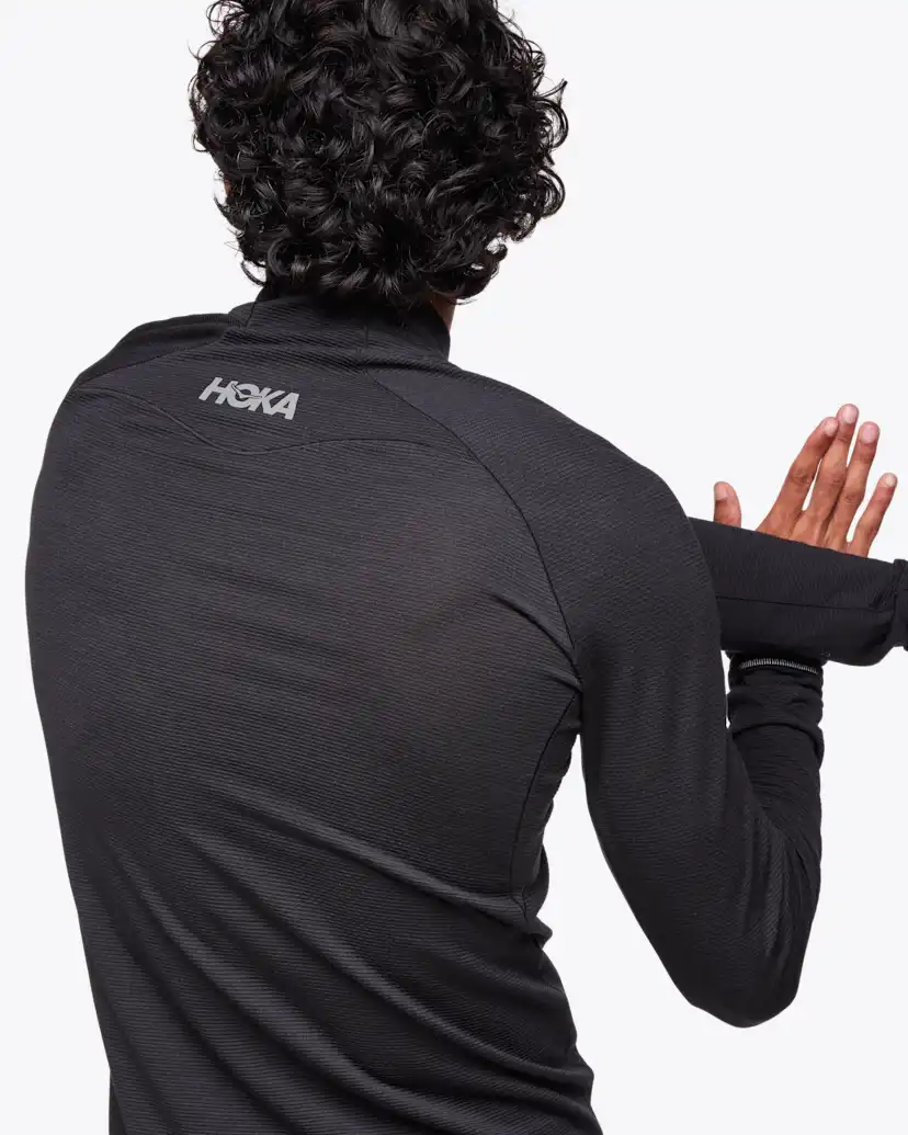 Мужские топы Hoka BaseZip Long Sleeve — фото 5
