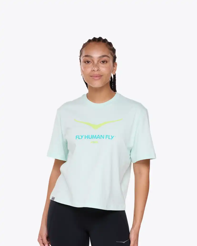 Женские футболки Hoka Bird Logo Gpx SS Tee
