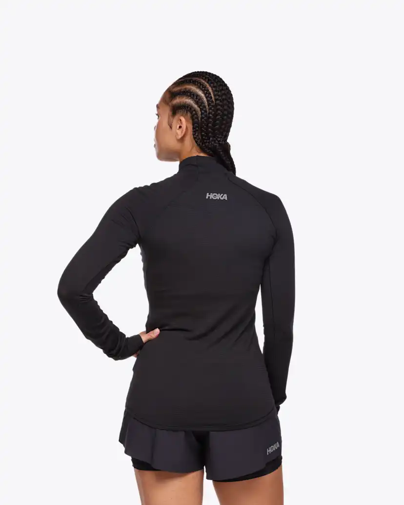 Женские топы Hoka BaseZip Long Sleeve — фото 2