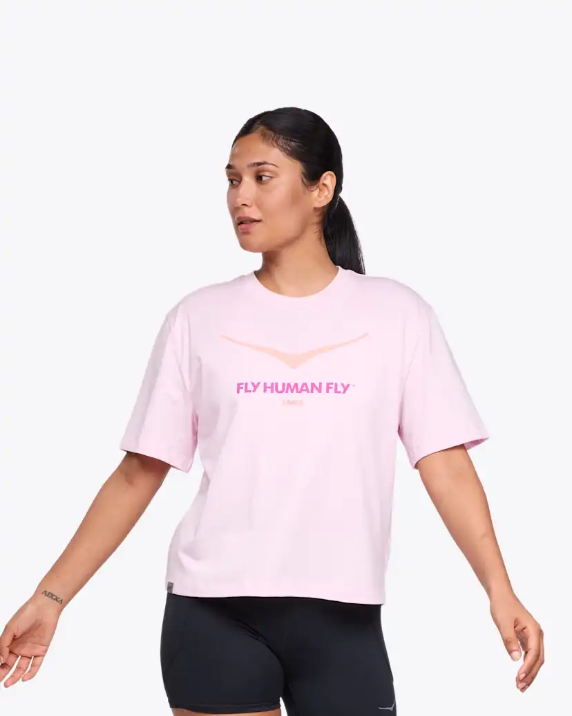Женские футболки Hoka Bird Logo Gpx SS Tee