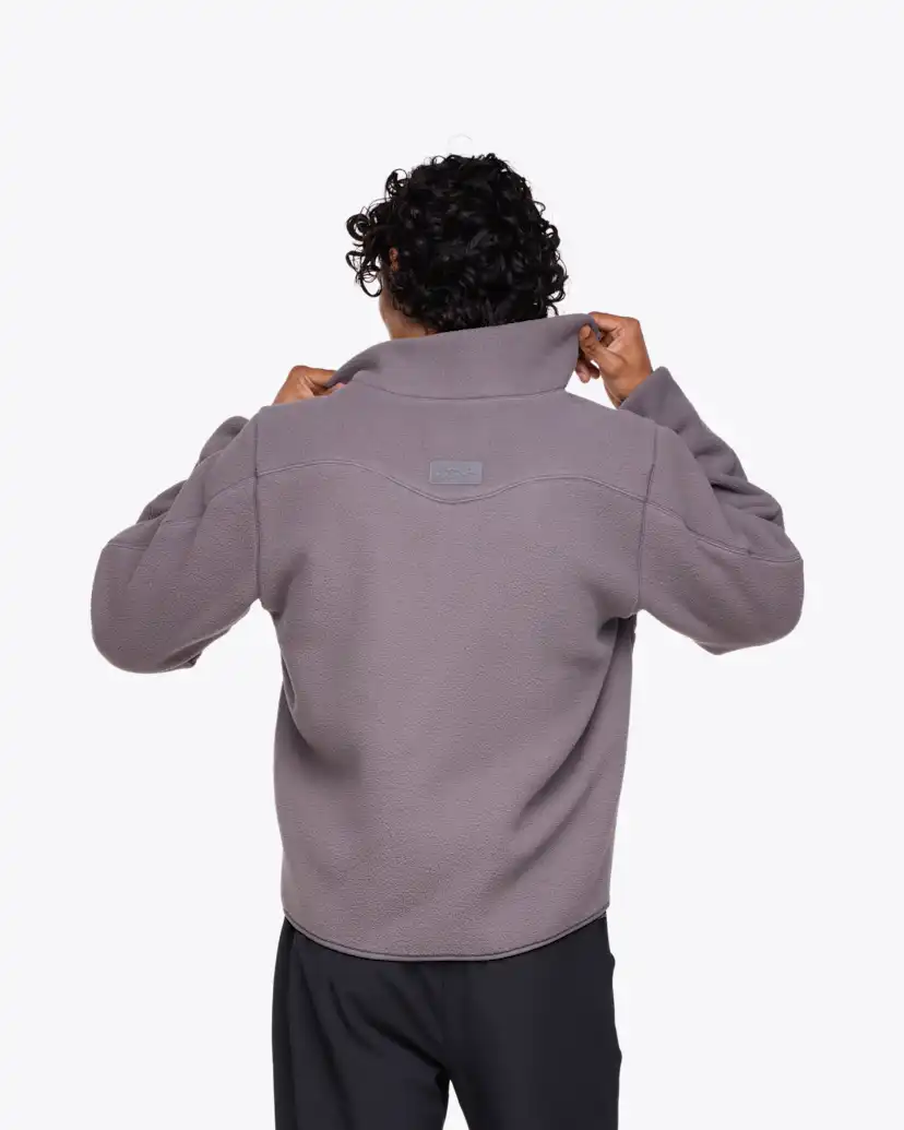 Мужская флисовая кофта Hoka Ridgetop Full Zip — фото 2
