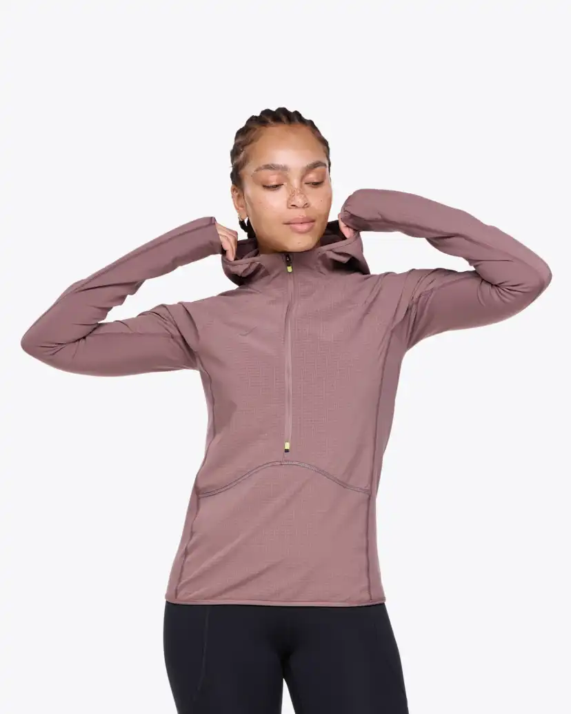 Женский свитшот на молнии Hoka SkyGlow Half-Zip