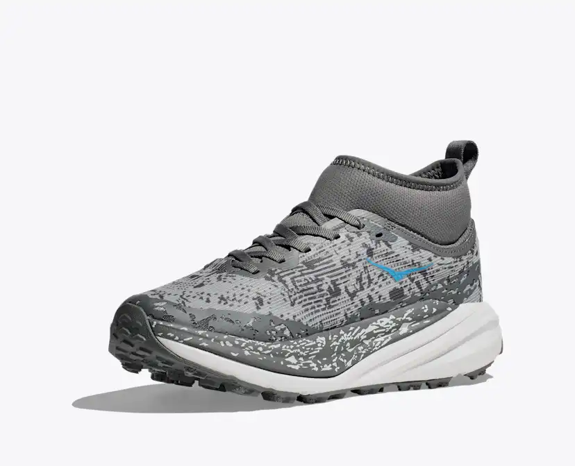 Женские кроссовки HOKA Speedgoat 6 Mid GTX, цвет: Серый — фото 3