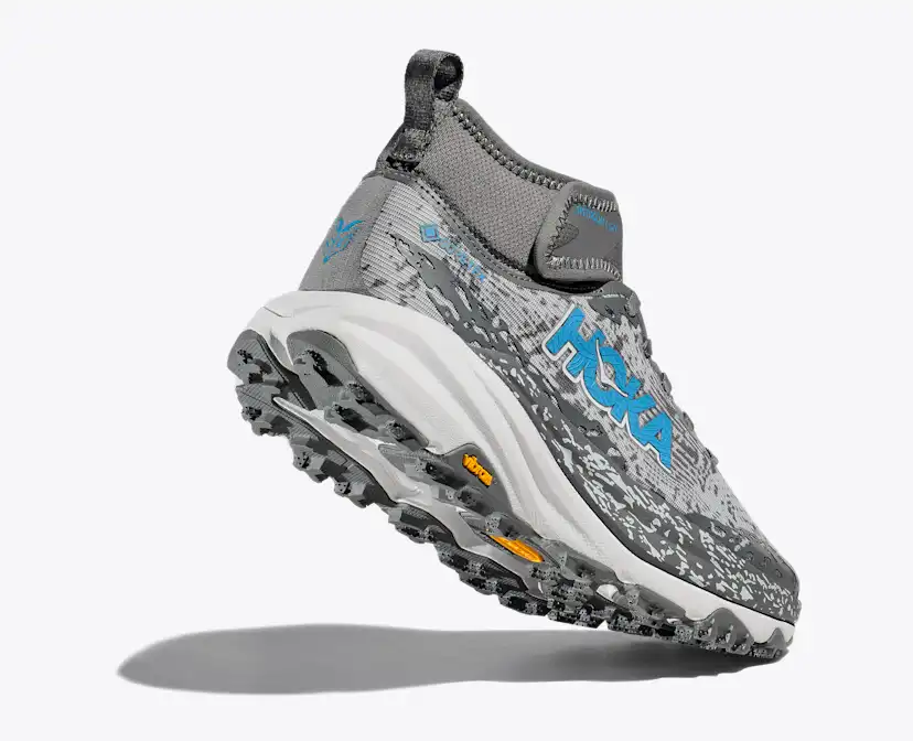 Женские кроссовки HOKA Speedgoat 6 Mid GTX, цвет: Серый — фото 4