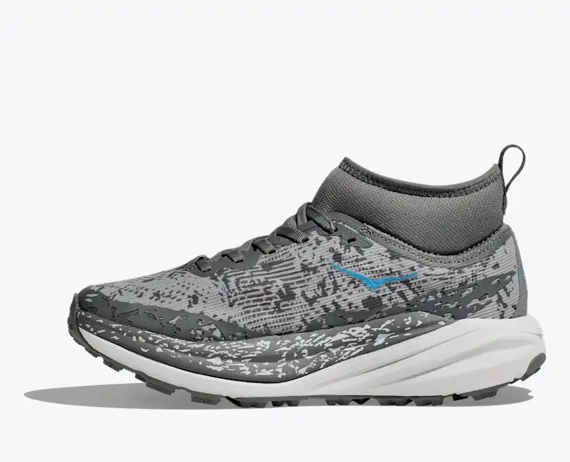 Женские кроссовки HOKA Speedgoat 6 Mid GTX, цвет: Серый — фото 8
