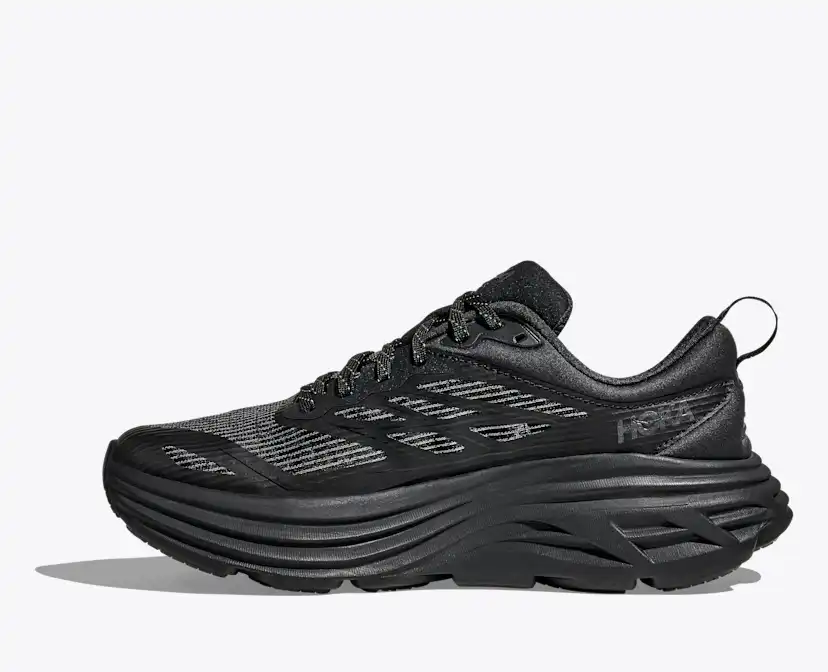 Мужские кроссовки Hoka Bondi 8 Caged Stealth/Tech — фото 8
