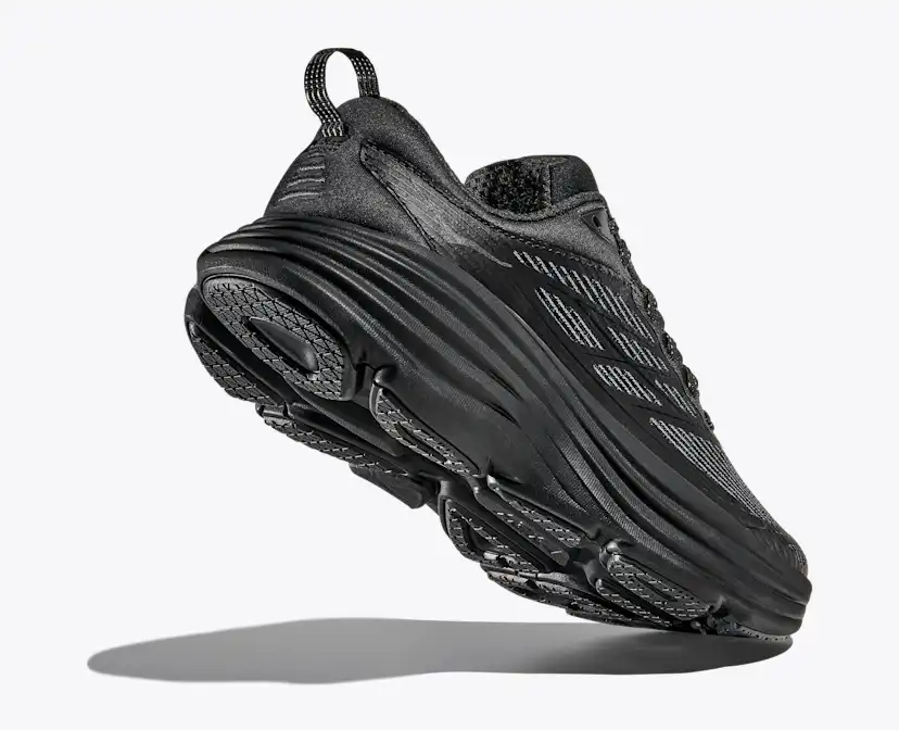 Мужские кроссовки Hoka Bondi 8 Caged Stealth/Tech — фото 4