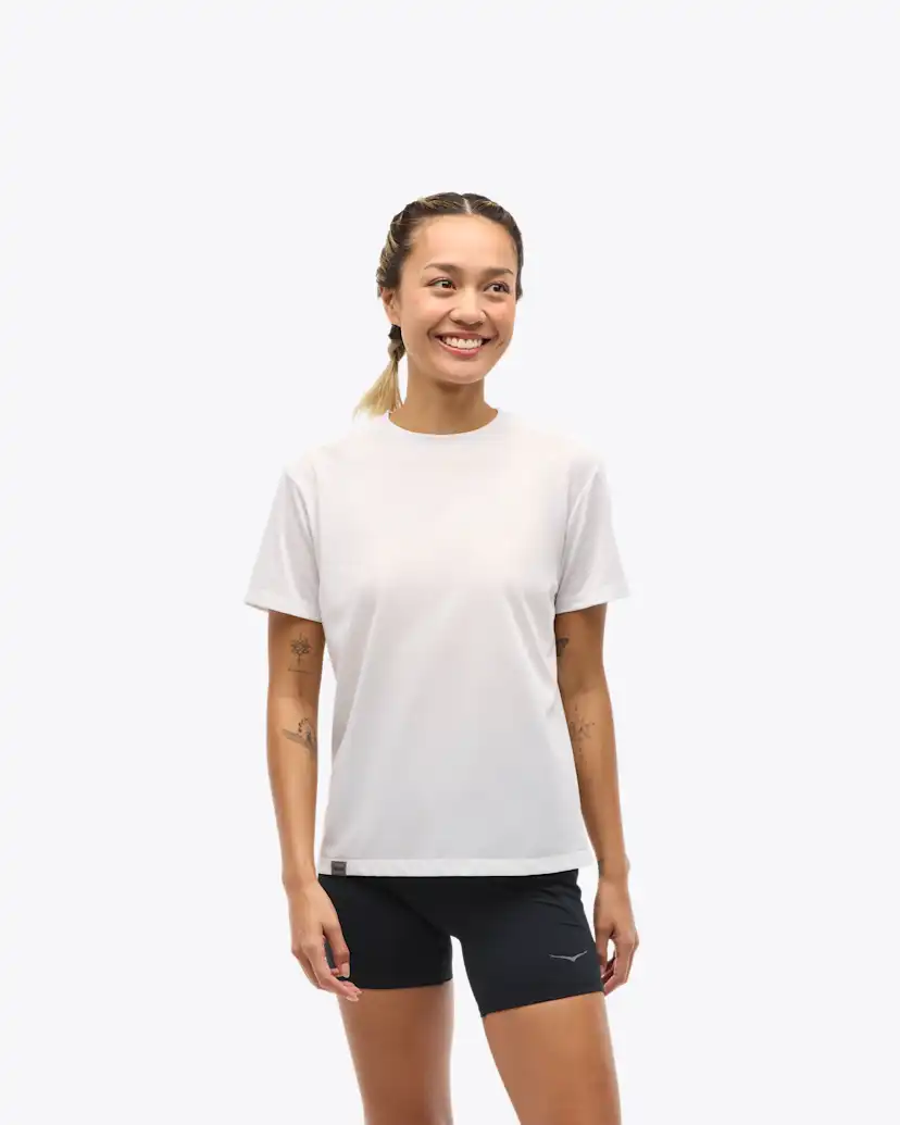 Женские топы Hoka GlideTech Short Sleeve
