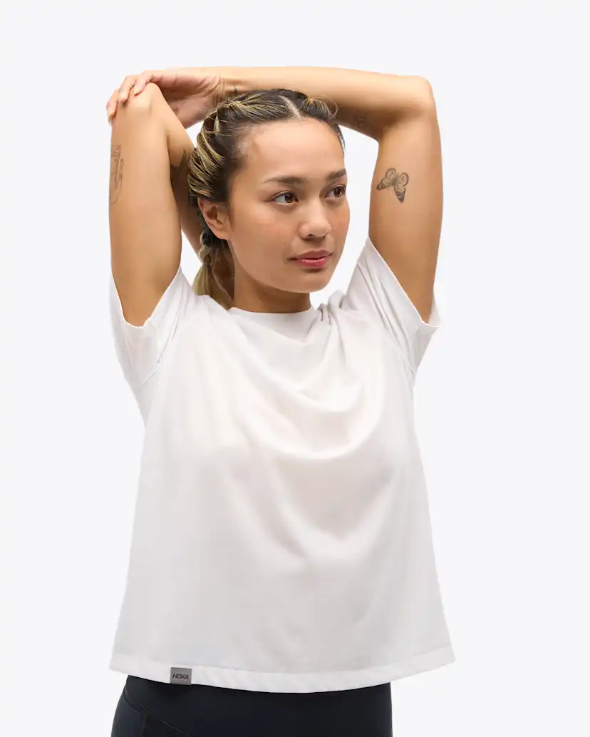 Женские топы Hoka GlideTech Short Sleeve — фото 4