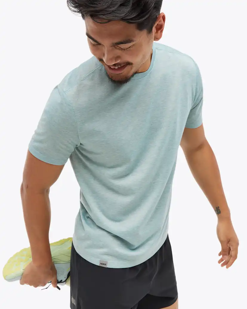 Мужские топы Hoka GlideTech Short Sleeve — фото 4