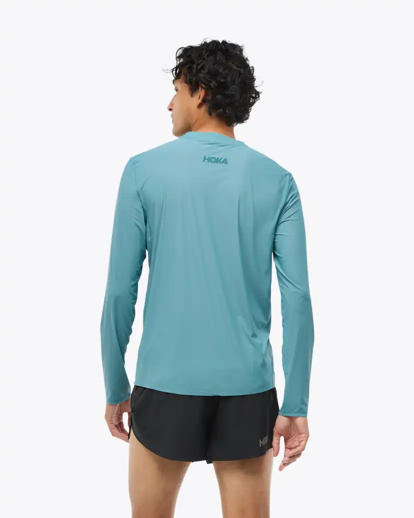 Мужские топы Hoka Airolite Run Long Sleeve — фото 2