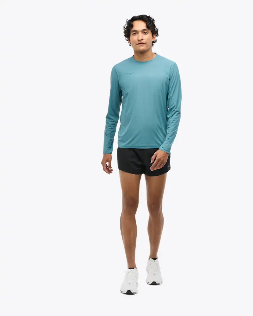 Мужские топы Hoka Airolite Run Long Sleeve — фото 3