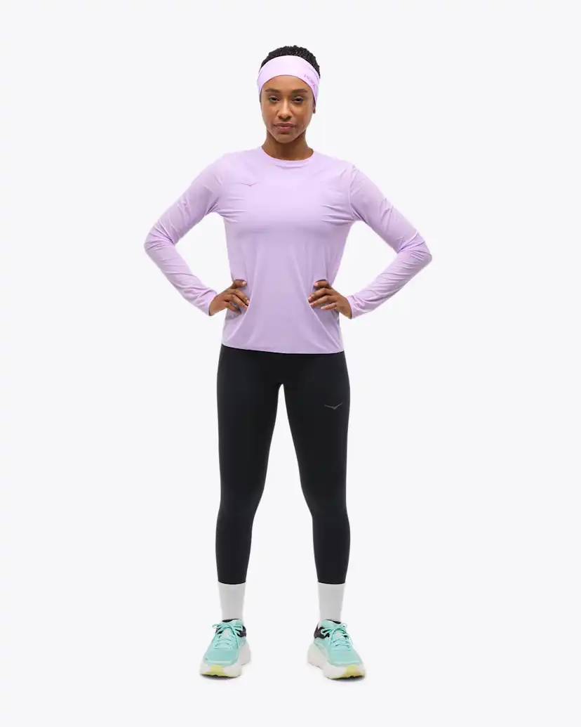 Женские топы Hoka Airolite Run Long Sleeve — фото 3