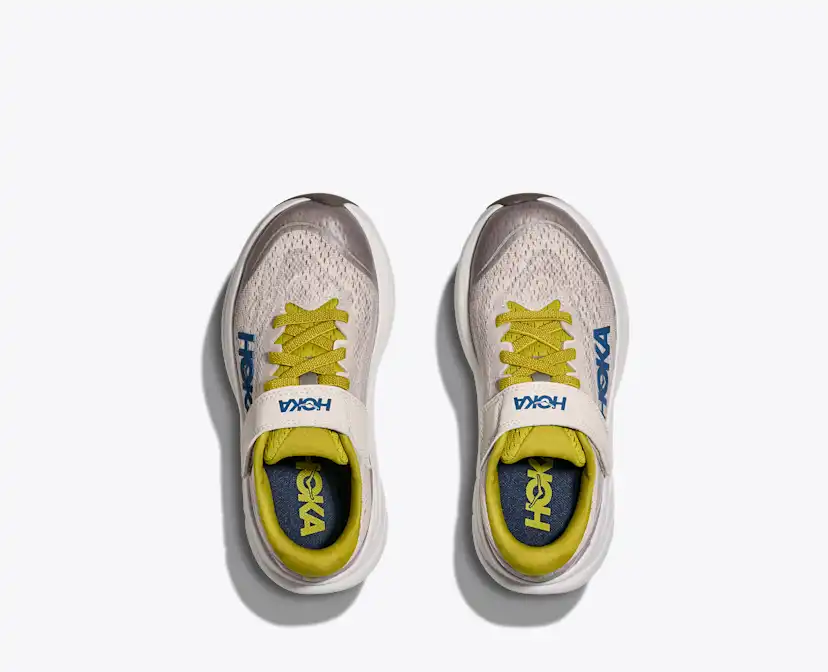 Детские кроссовки Hoka Rincon 4, цвет: Берёзовый / Серый — фото 2