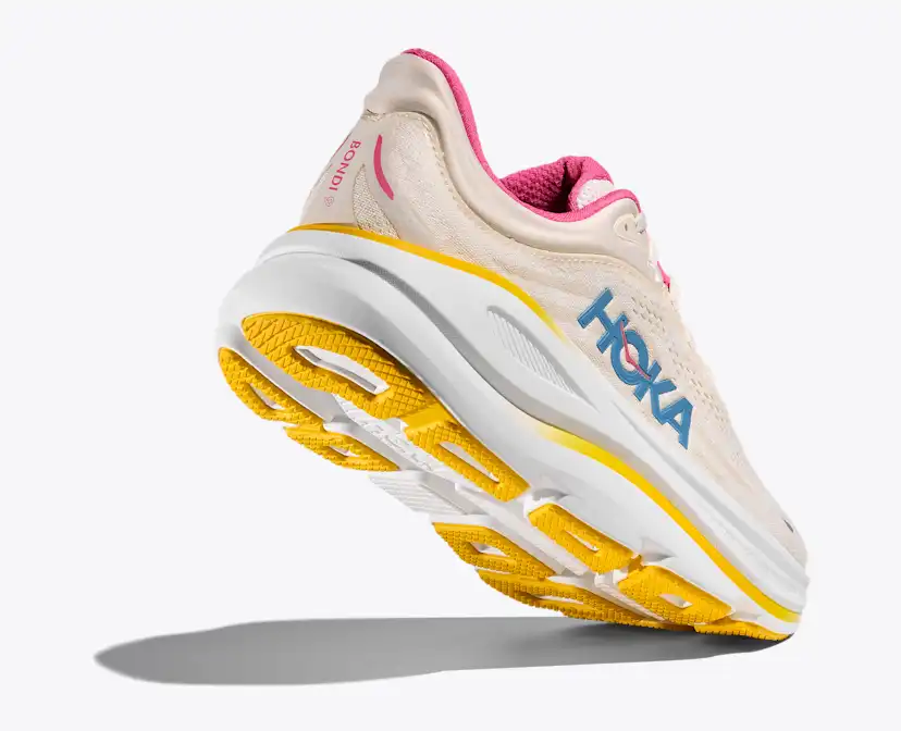 Женские кроссовки Hoka Bondi 9, цвет: Алебастровый / Берёзовый — фото 4
