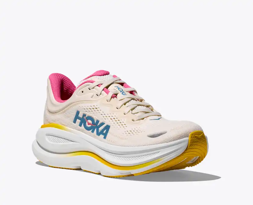 Женские кроссовки Hoka Bondi 9, цвет: Алебастровый / Берёзовый — фото 6