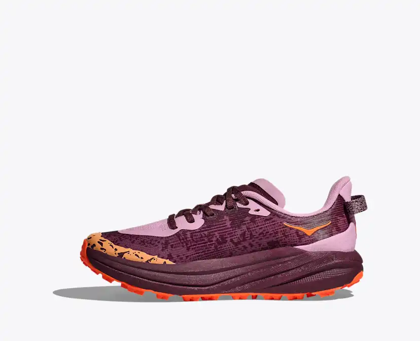 Детские кроссовки HOKA Speedgoat 6, цвет: Персиковый / Неоновый — фото 8