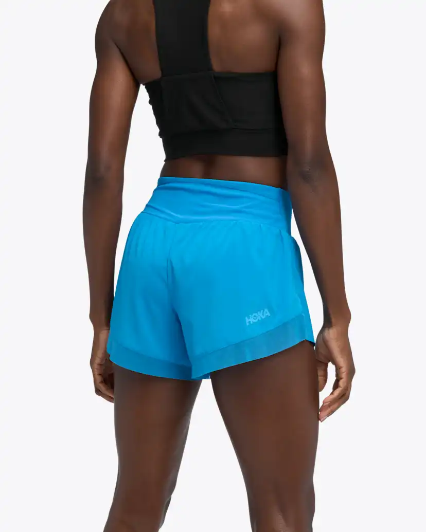 Женские шорты Hoka Glide 4'' Short, цвет: Синий — фото 2
