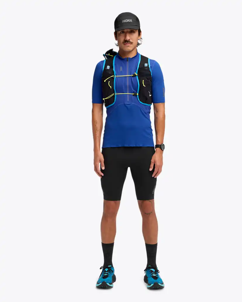 Мужские топы Hoka SkyBreeze Short Sleeve Zip — фото 3